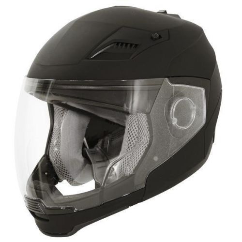 Xelement ST-559 Flat Black Open Face Helmet